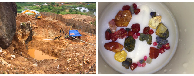 Rubies and Sapphires from Gem Stone Mine