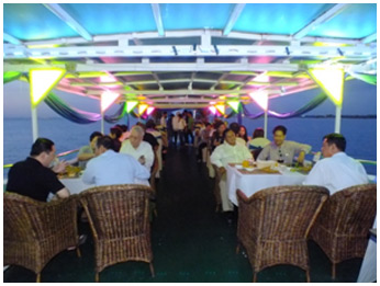 Dinner on the Upper Deck